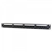 Патч-панель 19" 24xRJ-45 UTP cat.5, 1U, тип 110 Cablexpert (NP-C524CM-001)