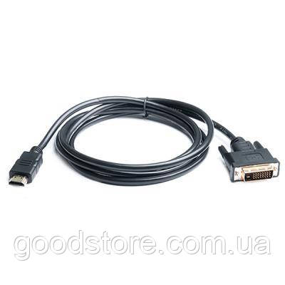 Кабель мультимедійний HDMI to DVI 1.8m REAL-EL (EL123500013)