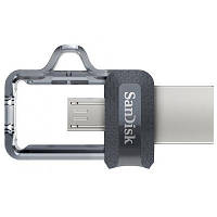USB флеш накопитель SanDisk 64GB Ultra Dual Black USB 3.0 OTG (SDDD3-064G-G46), фото 3