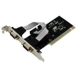 Контролер PCI перехідник на 2 RS232 DB9 COM-порти