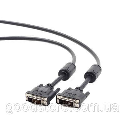 Кабель мультимедійний DVI to DVI 24+1pin, 1.8 m Cablexpert (CC-DVI2-BK-6)