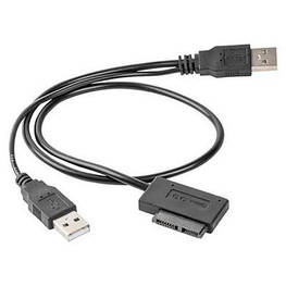 Перехідник USB 2.0 to Slimline SATA 13 pin Cablexpert (A-USATA-01) - оригінал
