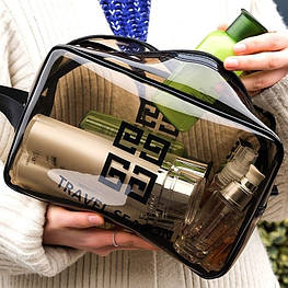 Прозора сумка-косметичка travel - оригінал