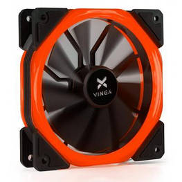 Кулер до корпусу Vinga LED fan-02 red - оригінал