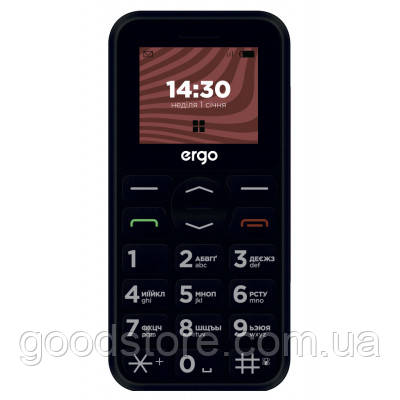 Мобільний телефон Ergo R181 Black