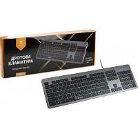 Клавіатура Vinga KB735 black-grey, фото 5