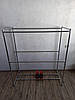 Стійка 150*110*60 для одягу подвійна, вішалка для речей з поличкою для взуття С18(м), фото 6
