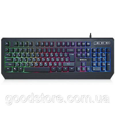 Клавіатура REAL-EL 7001 Comfort Backlit Black