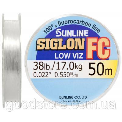 Флюорокарбон Sunline SIG-FC 50 м 0.550 мм 17 кг повідцевий (1658.01.48)