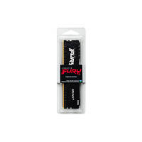 Модуль пам'яті для комп'ютера DDR4 8GB 2666 MHz Fury Beast Black Kingston Fury (ex.HyperX) (KF426C16BB/8), фото 5