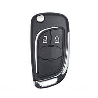 Викидний ключ, корпус під чип, 2 кн DKT0269, Opel Corsa E, HU100, NEW, фото 2