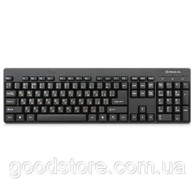 Клавіатура REAL-EL 502 Standard, USB, black