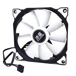 Вентилятор для корпусу 120мм 45фут3/хв 4пін, без підсвітки, Snowman F120 - оригінал