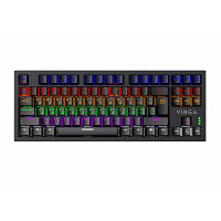 Клавіатура Vinga KBGM-110 87 key LED Blue Switch USB Black (KBGM-110 Black), фото 3