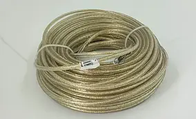 Трос пломбувальний (митний) з наконечниками (нержавіюча сталь) 38м. D=6мм. DK-2138