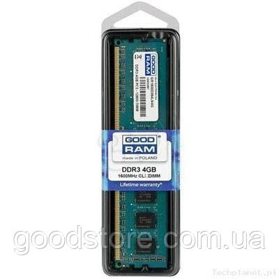 Додаток пам' яті для DDR3 4GB 1600 MHz Godram (GR1600D364L11S/4G)