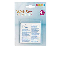 Самоклеючі Intex 59631, 6 шт (7 х 7 см) для швидкого ремонту. Придатні до використання під водою.