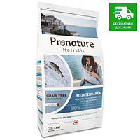 Pronature Holistic Mediterranea Adult Cat с лососем и вялеными томатами, 2 кг