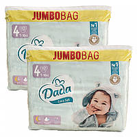 Підгузки JUMBOBAG Dada Extra Soft 4 MAXI , 7-16 кг , 164 шт