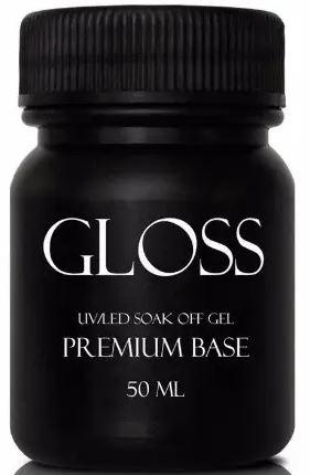 База для гель-лаку Glos Premium Base, 50 мл