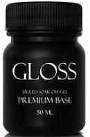 База для гель-лаку Glos Premium Base, 50 мл