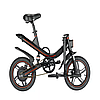 Електро велосипед v5. Електровелосипед OUXI V5.   500Вт 35км/год, до 70 км. 16" колеса, батарея 15А, фото 8