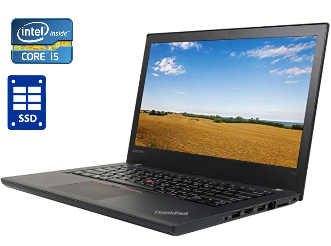 Ноутбук Lenovo ThinkPad T470 / 14" (1920х1080) IPS / Intel Core i5 ...