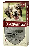 Bayer Advantix для собак от 10 до 25 кг, 1 пипетка