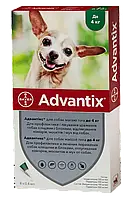 Bayer Advantix для собак до 4 кг, 1 пипетка