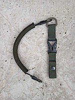 Тренчик шнур із фастексом швидкознімний страхувальний шнур паракорд Піксель олива камуфляж 993 SV