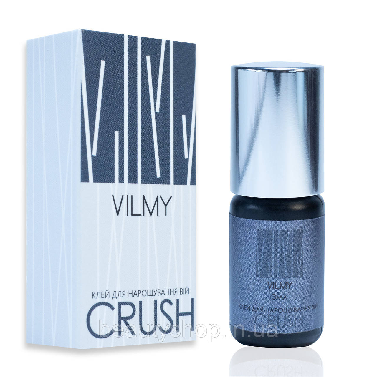Клей VILMY "Crush" для нарощування вій | 0,5 сек | До 8 тижнів | Чорний | Мінімальні випаровування