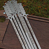 Шампур преміум з декоративною ручкою, фото 4