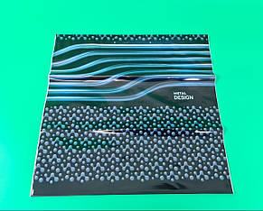 Поліетиленовий пакет (40х40) з пластиковою ручкою "Метал" без ручки (10 шт.)