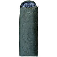 Спальный мешок одеяло Totem Ember Plus с капюшоном правый олива 190/75 TTS-014 S