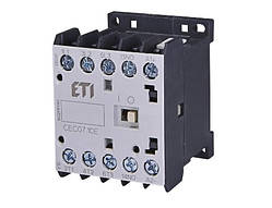 Електромагнітний контактор мініатюрний CEC 07.10 24V AC (7A; 4kW; AC3) ETI