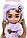 Лялька Барбі міні Екстра Mattel Barbie Extra Minis Dolls у бузковому пухнастому вбранні HGP66, фото 3