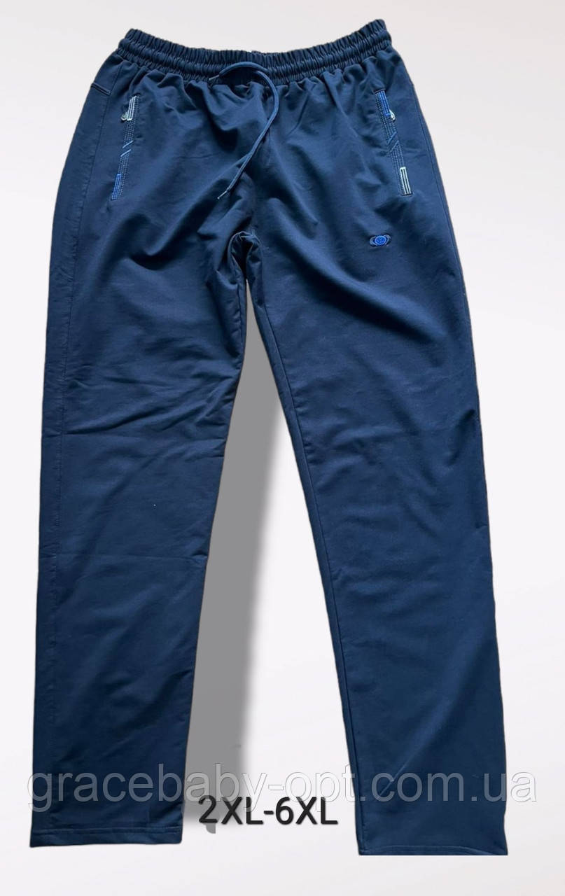 Спортивні штани для чоловіків оптом, 2XL-6XL рр, № 0007, фото 1