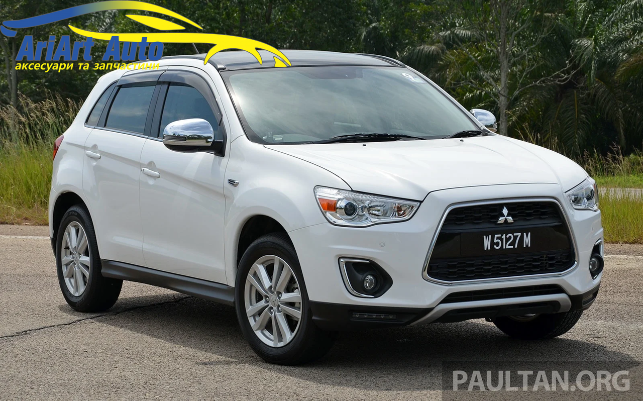 Дефлектори вікон Mitsubishi ASX 2010 -> (скотч) ANV ДК1126С