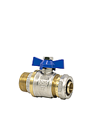 Кран кульовий з зовнішньою різьбою 1/2" х16