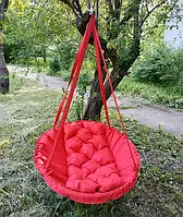Подвесные качели кресло гамак нагрузка 200 кг Красный