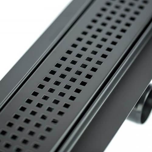 Решітка для душового каналу Capricorn CUBE BLACK 800 мм (9-2994-800-00-35-10)