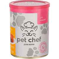 Паштет Pet Chef с курицей для котят 360г