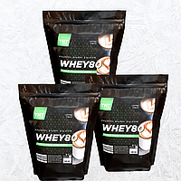 Комплект Рельеф Масс whey Протеин 80%, 6 кг Польша, со вкусом Кофе