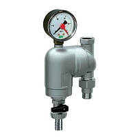 Поворотний самопромивний фільтр з манометром FAR 1/2 НР-ВР 100 мкм (FA 39A6 12100)