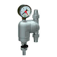 Поворотний самопромивний фільтр з манометром FAR 1/2 НР-НР 100 мкм (FA 39A4 12100)