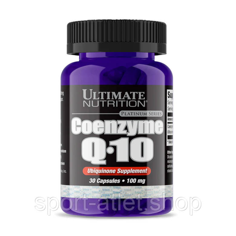 Натуральна добавка Ultimate Coenzyme Q10 100 mg, 30 капсул, фото 1