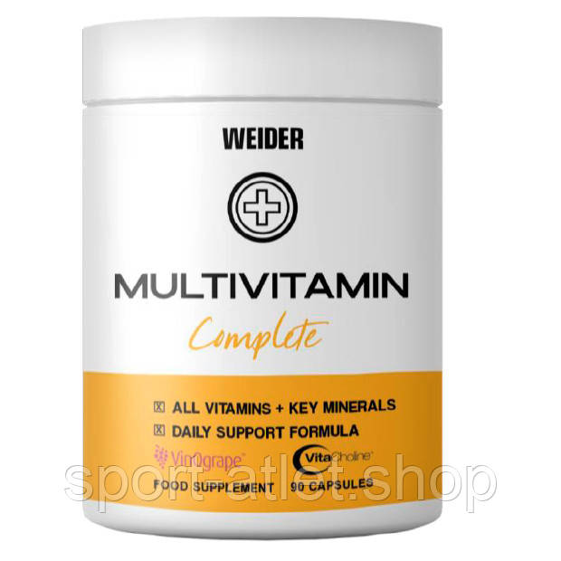 Вітаміни та мінерали Weider Multivitamin, 90 капсул