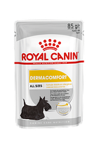 Влажный корм для собак всех размеров дермакомфорт Royal Canin Dermacomfort Loaf All Size (паштет) 85 г