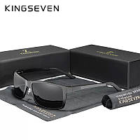 Мужские поляризационные солнцезащитные очки KINGSEVEN N7021 Black Gray