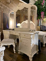 Розкішна біла із золотом спальня 180x200 JOSS Абігаль, фото 5